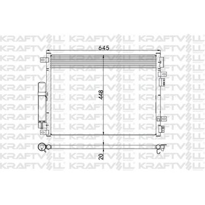 Klima Radyatoru  300 C / Touring 2.7 / 3.5 / 5.7 / Awd 04 12 KRAFTVOLL 08060146