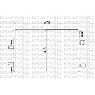 Klima Radyatoru Jeep Compass 2.0 Crd 06> Dodge Avenger 2.4 07>14 Chrysler Sebring 2.7 07>10 KRAFTVOLL 08060216