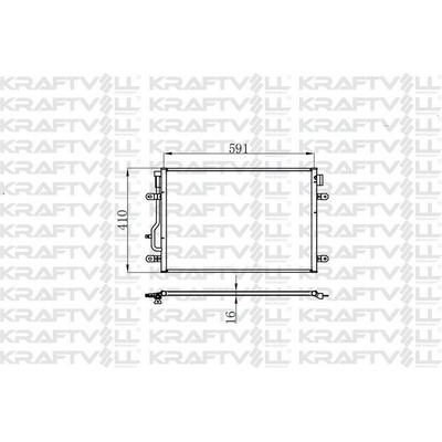 Klima Radyatoru A4 A6 1.9 Tdi 00>04 Alz Bfb Avb Bbj KRAFTVOLL 08060125