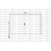 Klima Radyatoru Touareg 3 0 V6 Tsi / Tdi 3 6 V6 Fsi 4 2 V8 Fsi / Tdi 10> KRAFTVOLL 08060134