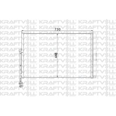 Klima Radyatoru Touareg 3 0 V6 Tsi / Tdi 3 6 V6 Fsi 4 2 V8 Fsi / Tdi 10> KRAFTVOLL 08060134