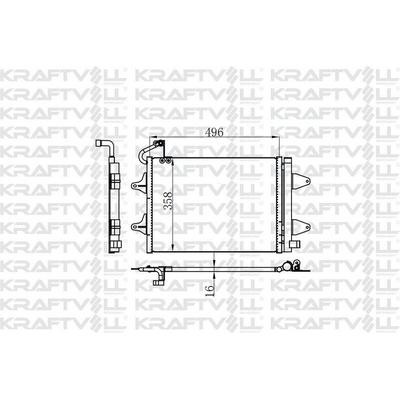 Klima Radyatoru Polo Cordoba Ibiza Ii Iv Fabia Roomster 1.0 1.2 1.4 1.6 1.8 1.9Tdi 93>16 KRAFTVOLL 08060248