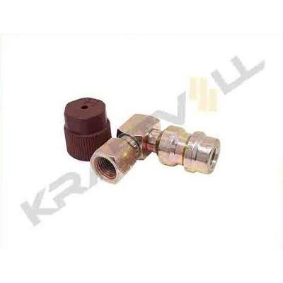 Adaptor  3/16''  90° Yüksek Basinc Kirmizi Kapakli (5 Adet) KRAFTVOLL 19013068