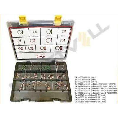 O-Ring Spesyal Set  12 Farkli Ikili O-Ring / 52 Adet KRAFTVOLL 19013086