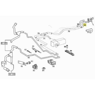 Kalorifer Hortumu Mercedes Sprinter 901>904 96>06 LICOVE 2PH10103