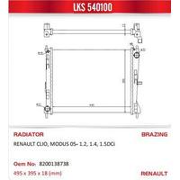 Motor Su Radyatoru Manuel Vites Clio Iii Modus Micra Iii Note 1 2 1 5 Dci LKS 540100