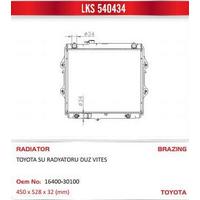 Motor Su Radyatoru Hilux 2 5 2001> Manuel Vites LKS 540434