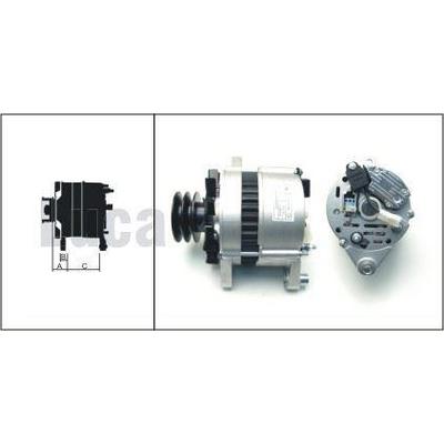 Alternator A127 12V 65A Turk Traktor (2 Kayisli Kasnak) LUCAS 619 204 57