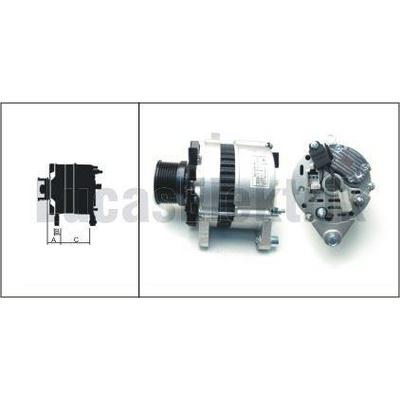 Alternator A127 12V 65A Turk Traktor (8 Kanalli LUCAS 619 204 59