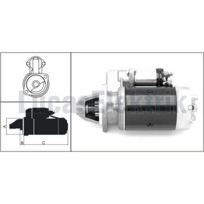 Mars Motoru 12V 2 1Kw 11 Dis M113 T Z D K  Steyr Basak LUCAS 619 240 11