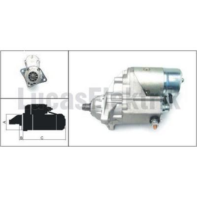 Mars Motoru 24V / 4 5Kw / 10Dis Iveco Ford LUCAS LES0087