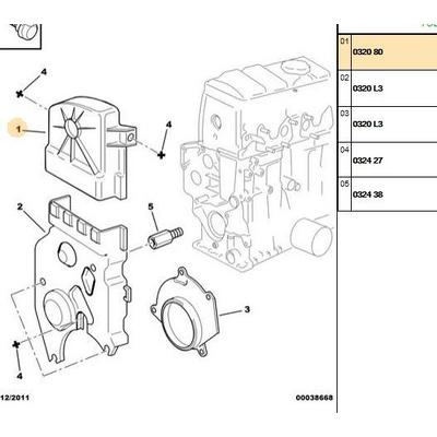 Triger Kapagi Ust Kapak 106 Saxo Zx 309 205 405 306 Xsara 1.1 1.4 8V 1.6 8V Dokum Blok(Montaj) LUVI 0040.0320.80