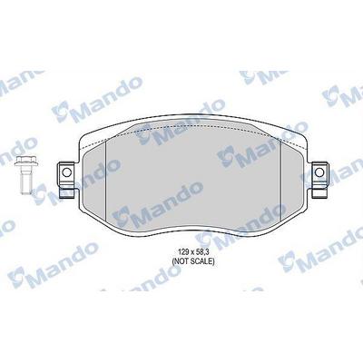 On Fren Balatasi Renault Megane Iv  1.2 Tce 1.3 Tce 1.5 Dci 1.6 16V 2016> MANDO MBF015304