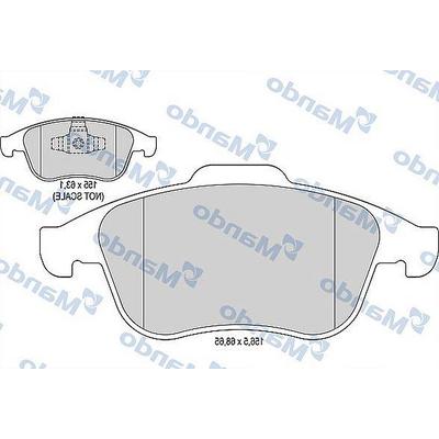 On Fren Balatasi(Tk) Renault Megane Iii 10> Grand Scenic Iii 10> Laguna Iii 07> 1.2 Tce 1.4 1.5 Dci 1.6 Dci 2.0 Dci MANDO MBF015799