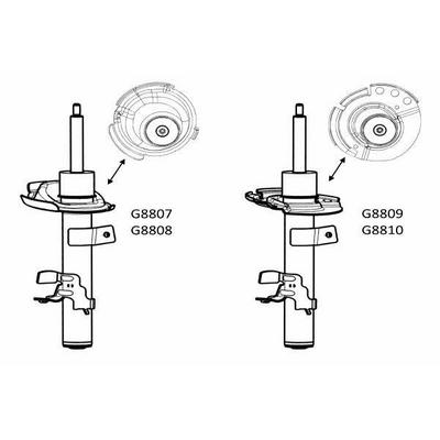 On Amortisor Sol  Kuga Ii 13> MONROE G8808