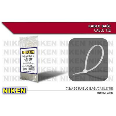 Cirt Kelepce Beyaz 7 2×450  (100 Adet) NIKEN 060 001 02 07