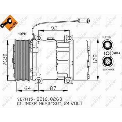 Klima Kompresoru Midlum 00 > Volvo Fl2 NRF 32709