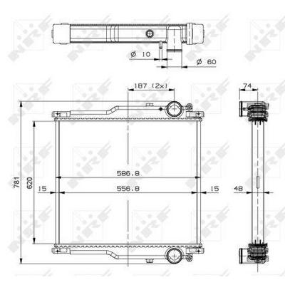 Motor Radyatoru Renault Midlum 06 > NRF 509767