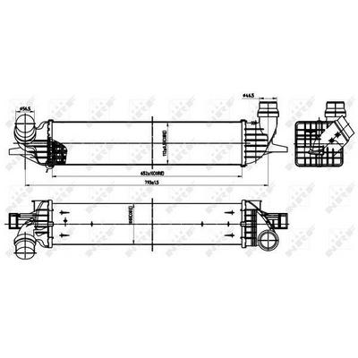 Turbo Radyatoru Laguna Iii 2 0 16V / 2 0Dci 07> NRF 30312