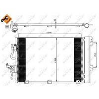 Klima Radyatoru Astra H Zafira B Duz Ve Easytronic Sanziman (590×380×16) NRF 35555