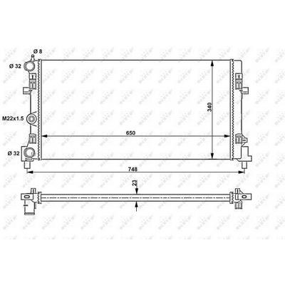 Motor Radyatoru Polo Ibiza V Toledo Iv Rapid Fabia 1 2 / 1 6 / 1 9Tdi 1 2 / 1 4Tsi 1 2Tfsi 06>16 NRF 53024A