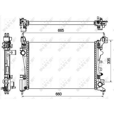 Motor Su Radyatoru Corsa D A12Xer A14Xer NRF 53115