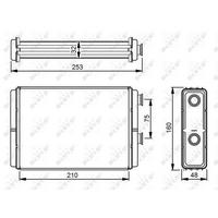 Kalorifer Radyatoru Doblo Idea Punto NRF 53233