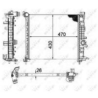 Motor Su Radyatoru Meriva B A13Dtc A13Dte A17Dtc NRF 58476