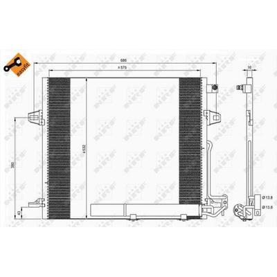 Klima Radyatoru X164 06>12 W164 05>11 W251 06>12 NRF 35618