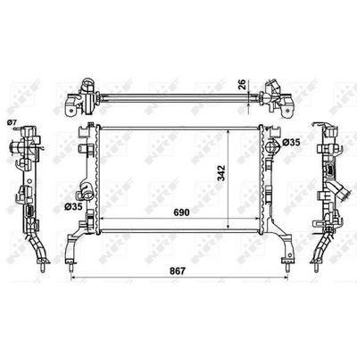 Motor Radyatoru Laguna Iii Latitude 1 5Dci K9K NRF 53967