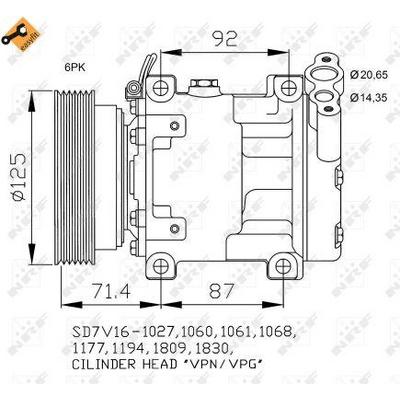 Klima Kompresoru Dacia Duster Logan Sandero NRF 32742