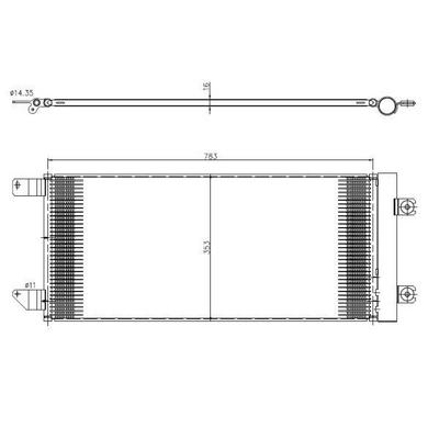 Klima Radyatoru Man Tgs Tga 06> NRF 350452