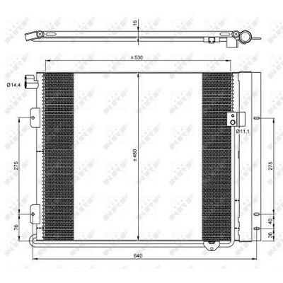 Kondenser Klima Radyatoru Man Tga Tgl Tgm 00 > NRF 35933