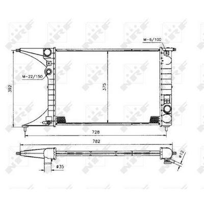 Radyator Opel Omega B NRF 50222