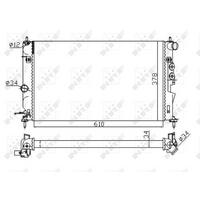 Motor Su Radyator X20Dtl Vectra B Klimali M / T (Mekanik) NRF 50563A