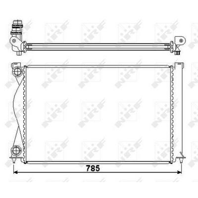 Motor Su Radyatoru Manuel Audi A6 / A6Q 2 0 05>11 NRF 50596