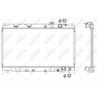 Motor Su Radyatoru Honda Crv 96-01 Otomatik (350×658×16) NRF 53284