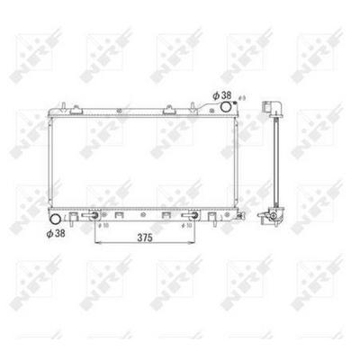 Motor Su Radyatoru Forester 2 0 96>01 Otomatik (687×344×26) NRF 53596