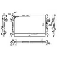 Motor Su Radyatoru Mekanik Y13Dt Z13Dt Z13Dth Y17Dt Corsa C Tigra B NRF 54753A