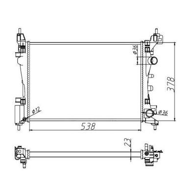 Motor Radyatoru Punto Grande Punto Corsa D 1 2 / 1 4 NRF 55341A