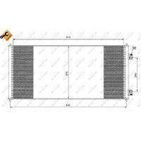 Klima Radyatoru (Kondanser) Transit V184 2.0Tdci / 2.4 Tdci 00>06 NRF 35651