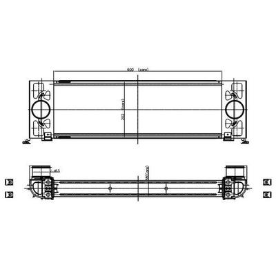 Turbo Intercooler Radyatoru Ford Transit 2.2 135 / 140Ps 11> 3.2 200Ps Tdci 06=> NRF 309039