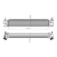 Turbo Intercooler Radyatoru Boxer Iii Jumper Iii 2 2Hdi / 3 0Hdi E5 12> Ducato Iii> 2 3Jtd / 3 0Jtd E5 11> Klimali NRF 309033