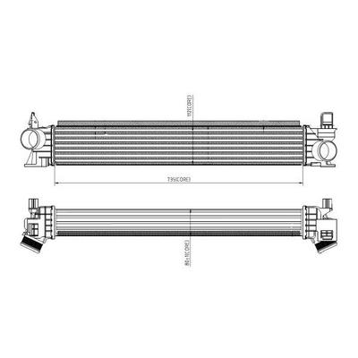 Turbo Intercooler Radyatoru Boxer Iii Jumper Iii 2 2Hdi / 3 0Hdi E5 12> Ducato Iii> 2 3Jtd / 3 0Jtd E5 11> Klimali NRF 309033