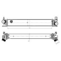 Turbo Intercooler Radyatoru Boxer Iii Jumper Iii 2 2Hdi / 3 0Hdi E5 12> Ducato Iii> 2 3Jtd / 3 0Jtd E5 11> Klimasiz NRF 309034