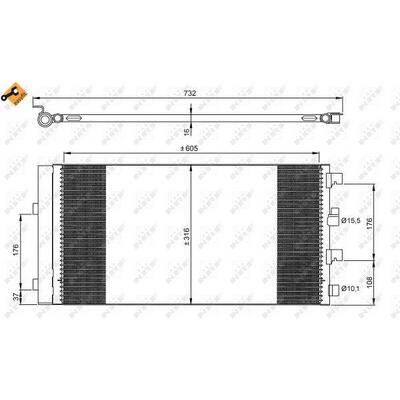 Klima Radyatoru Duster 1.6 16V / 1.5Dci 06 / 10> NRF 35969