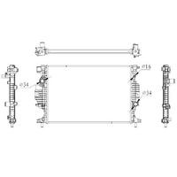 Motor Su Radyatoru Yeni Kasa Mondeo V 1.5/1.6/2.0 Tdci 1.0 Ecoboost 1.5 Ti  14> Galaxy (Ck) 2.0 Tdci 15>18 S-Max (Cj  Wa6) 2.0 Tdci 15> NRF 59284