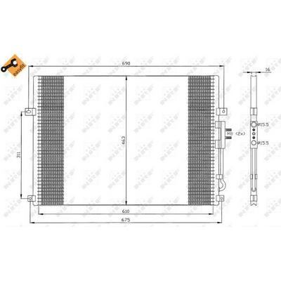 Klima Radyatoru Jeep Grand Cherokee Ii 99>05 NRF 35275