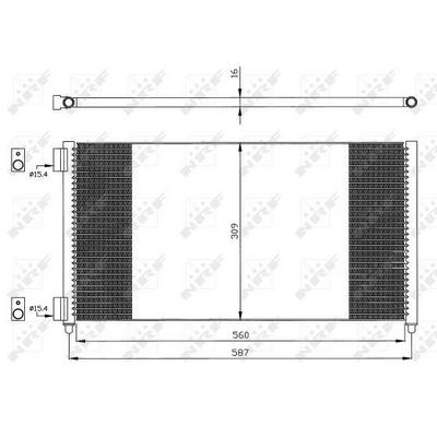 Klima Radyatoru Doblo 1 3 1 9 Jtd / D 01> Punto 1.2 99>10 NRF 35496