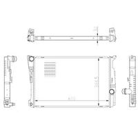 Motor Su Radyatoru Bmw  X3 F25  X4 F26 NRF 59228